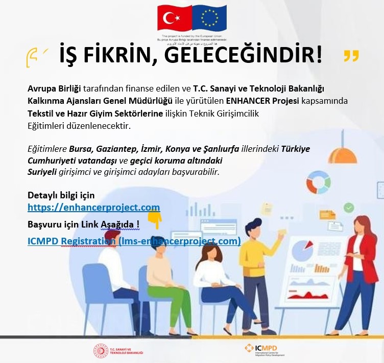 Konya Tekstil ve Hazır Giyim Sektörü Teknik Girişimcilik Eğitimleri Devam Ediyor…
