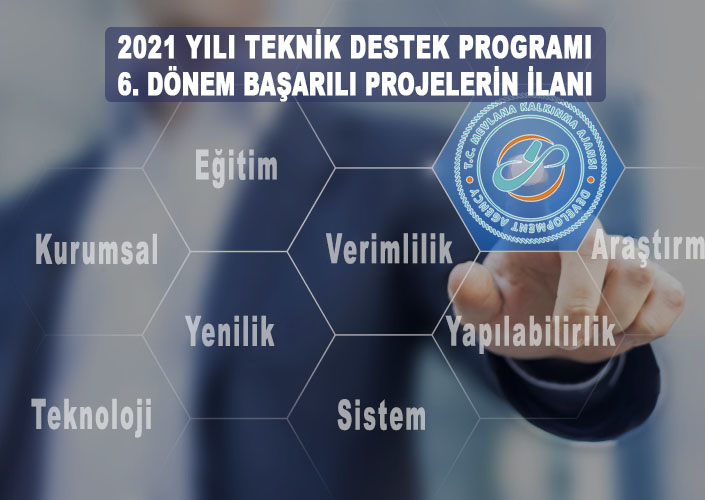   2021 Yılı Teknik Destek Programı 6. Dönem Değerlendirme Sonuçları