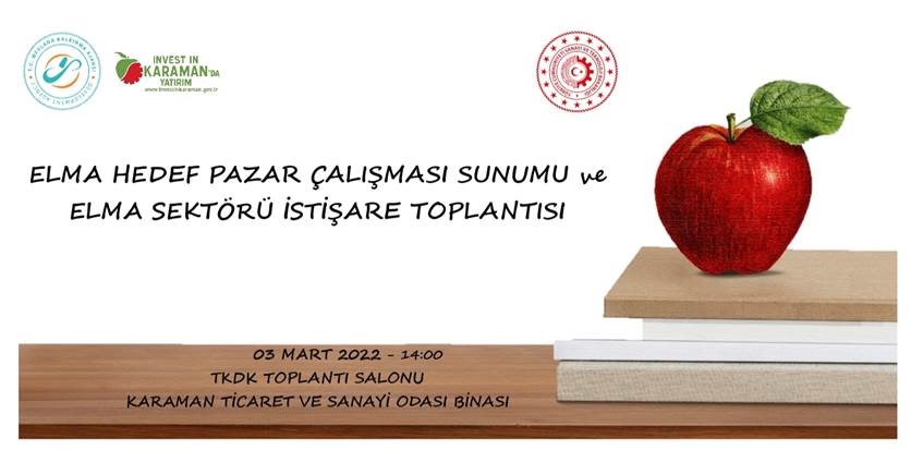Elma Hedef Pazar Araştırması Sunumu ve Elma Sektörü İstişare Toplantısı'na Davetlisiniz