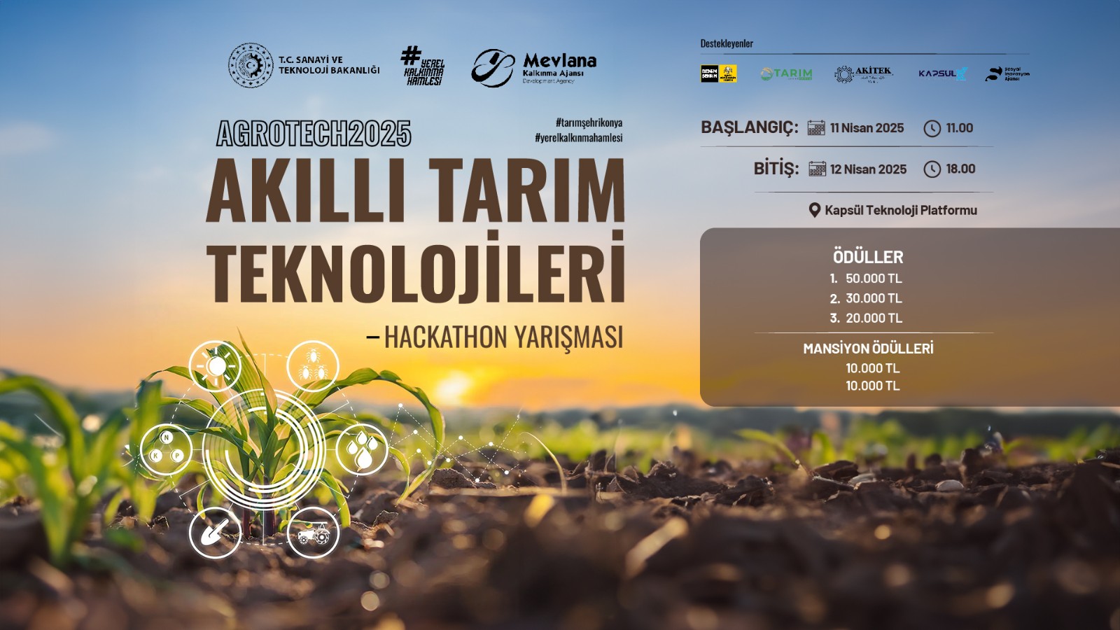 Agrotech 2025 Akıllı Tarım Teknolojileri Hackathon Yarışması…