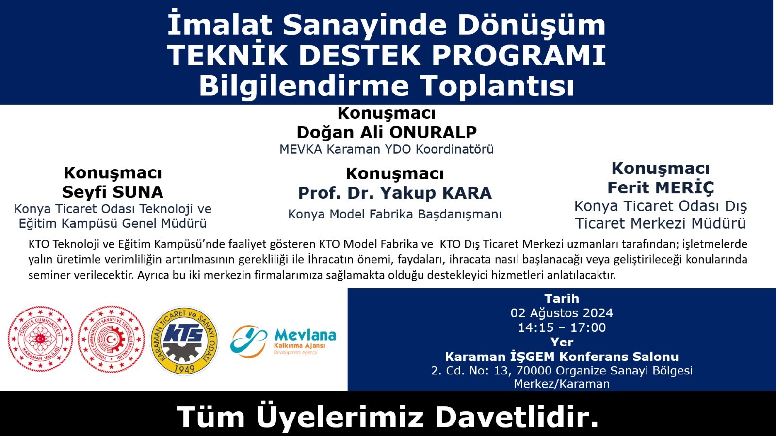 İmalat Sanayiinde Dönüşüm Teknik Destek…