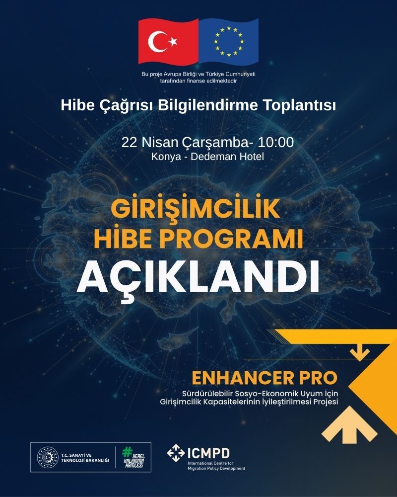 ENHANCER PRO Girişimcilik Hibe Programı Bilgilendirme Günü Etkinliğine Davetlisiniz