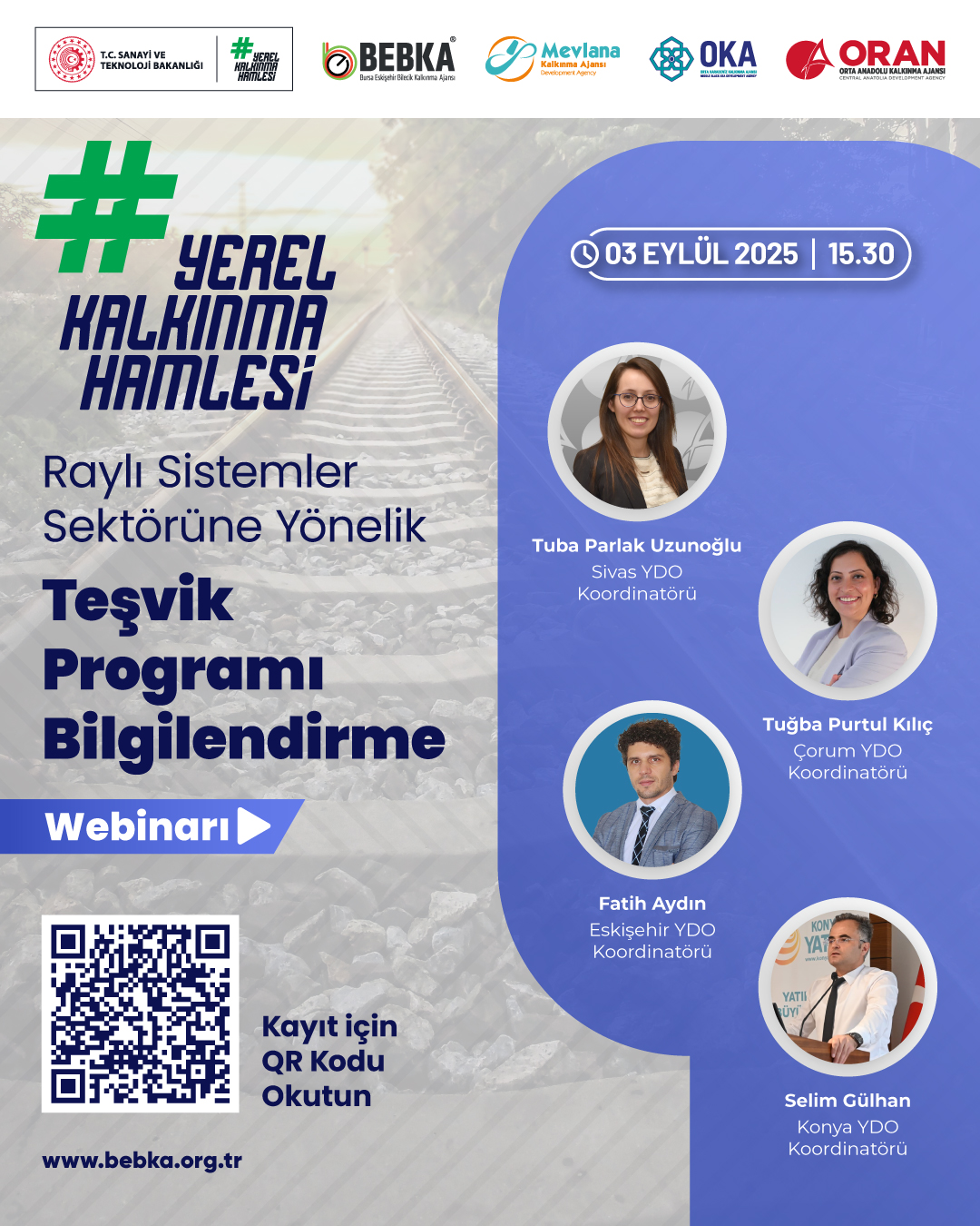 Yerel Kalkınma Hamlesi Teşvik Programı - Raylı Sistemler Bilgilendirme Toplantısı