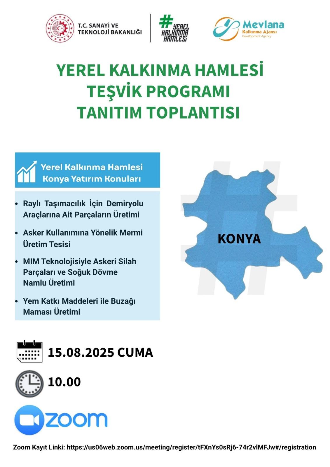 Yerel Kalkınma Hamlesi Teşvik Programı Online Tanıtım Toplantısı